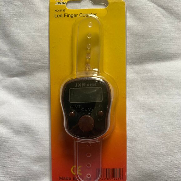 1 LED Finger Tally Counter Digital Electronic Tasbeeh Counter Handheld Religious - Picture 8 of 9